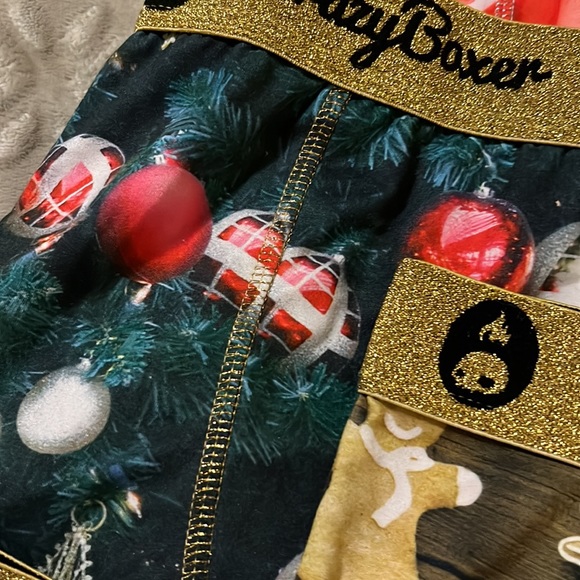 Lots of men’s Christmas boxers 4 pair - Picture 4 of 6